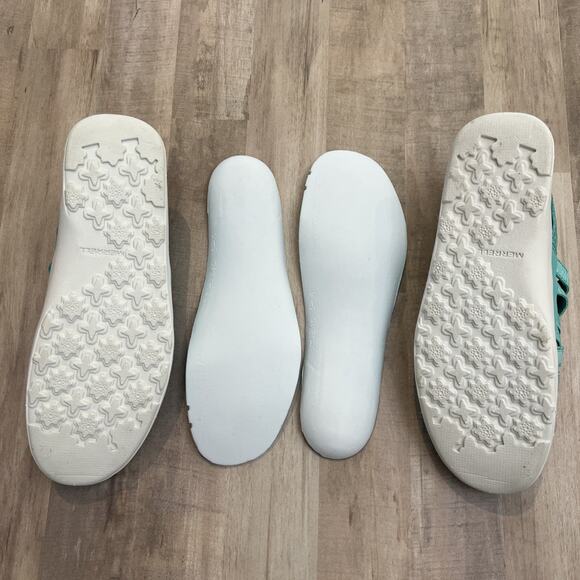 Merrell Women’s Atlantis‎ Slip on Performance Shoes Size 6 Aqua Blue - Picture 5 of 9